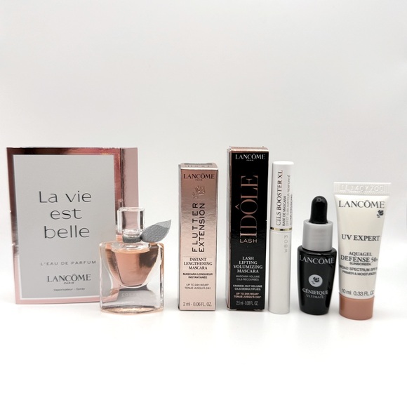 Lancome Other - x7 Lancôme La Vie Est Belle Mascara Idole Flutter Extension Idole SPF Makeup Set